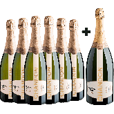 Kit Chandon: 6 Réserve Brut 750mL cada + 1 Magnum 1,5L